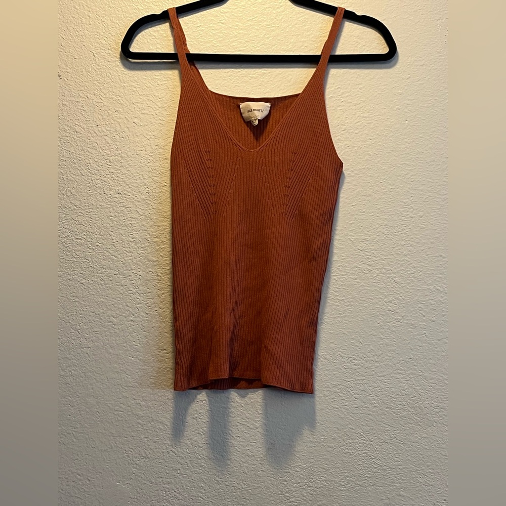 Sita Murt Ribbed Knit Tank Size 38